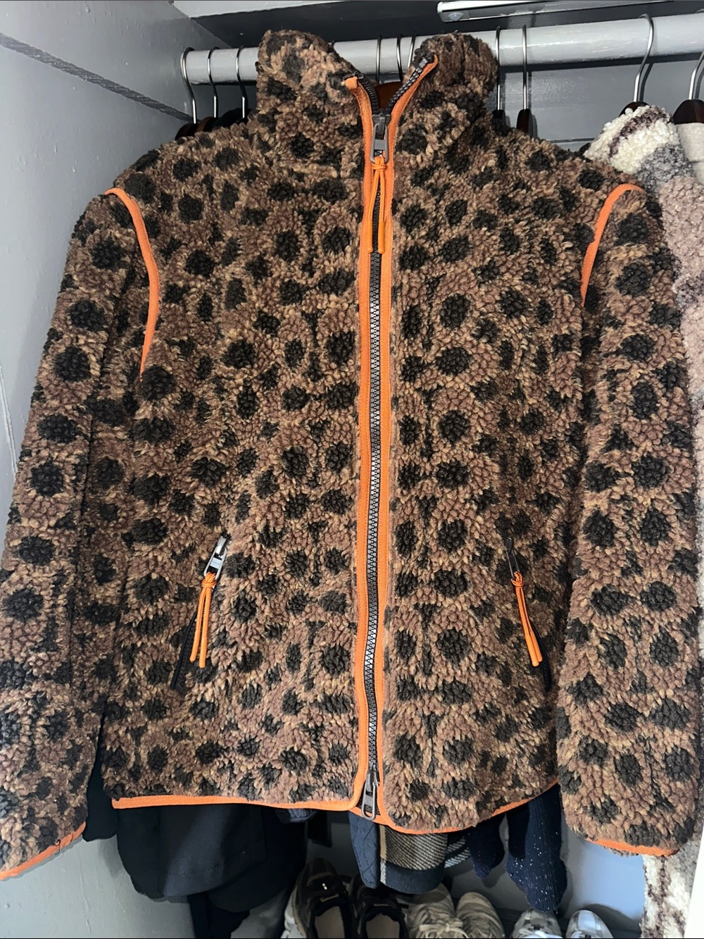 Coach Sherpa sweater